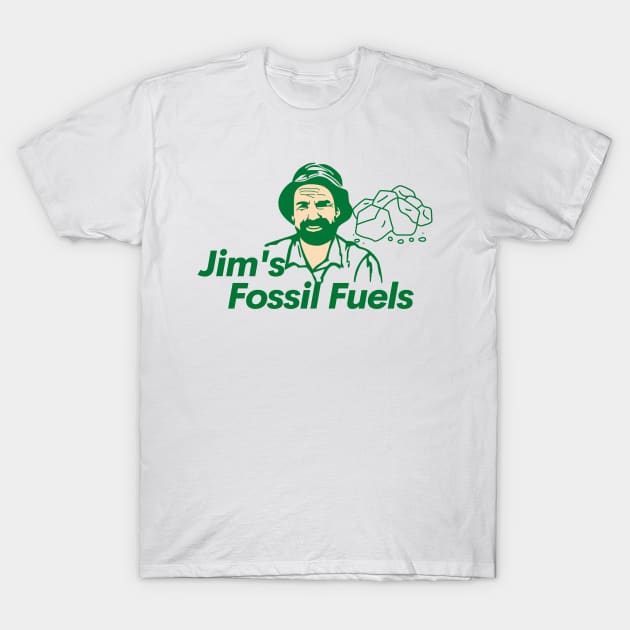 Jim's Fossil Fuels T-Shirt by Simontology